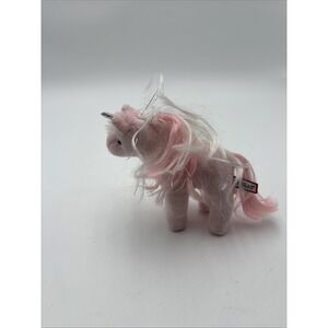 Douglas Cuddle Toys Plush Unicorn Pink 6" Silver Sparkle Ava Stuffed‎ Animal